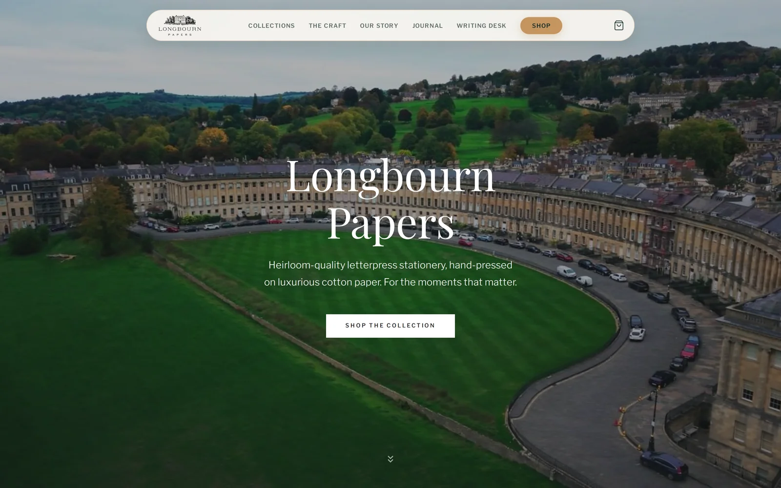 Longbourn Papers letterpress stationery store